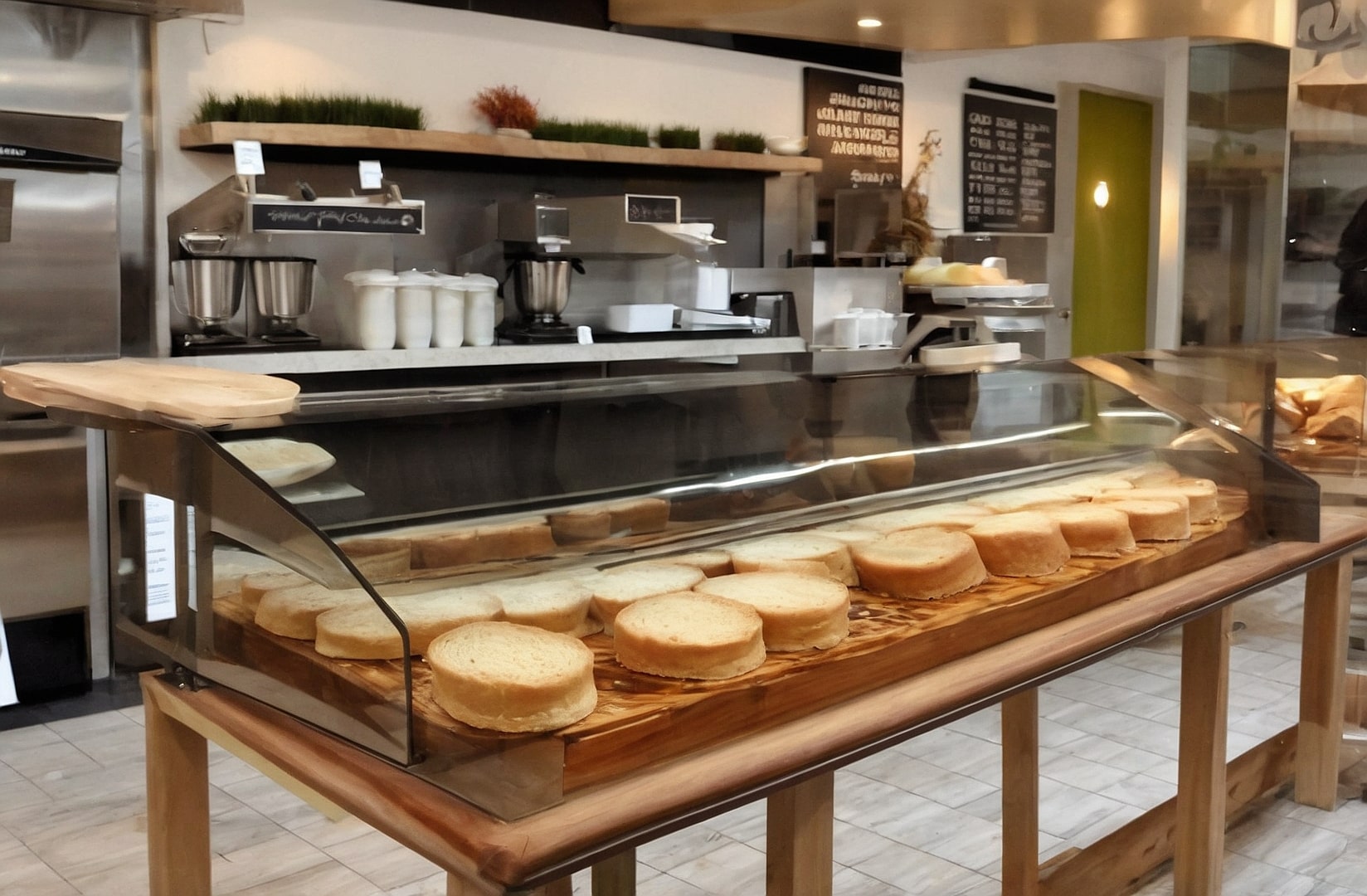 Bollería recién hecha y paninis