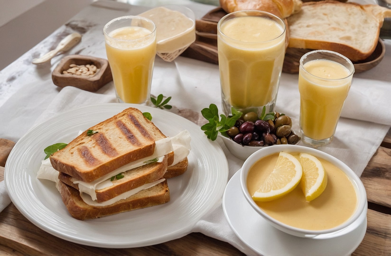 Almuerzos caseros con ingredientes frescos
